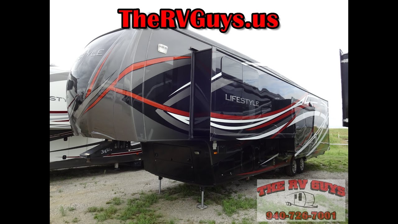 Stunning Full Wall Slide Full Time Friendly 5th Wheel! 2016 Lifestyles 37CKSL