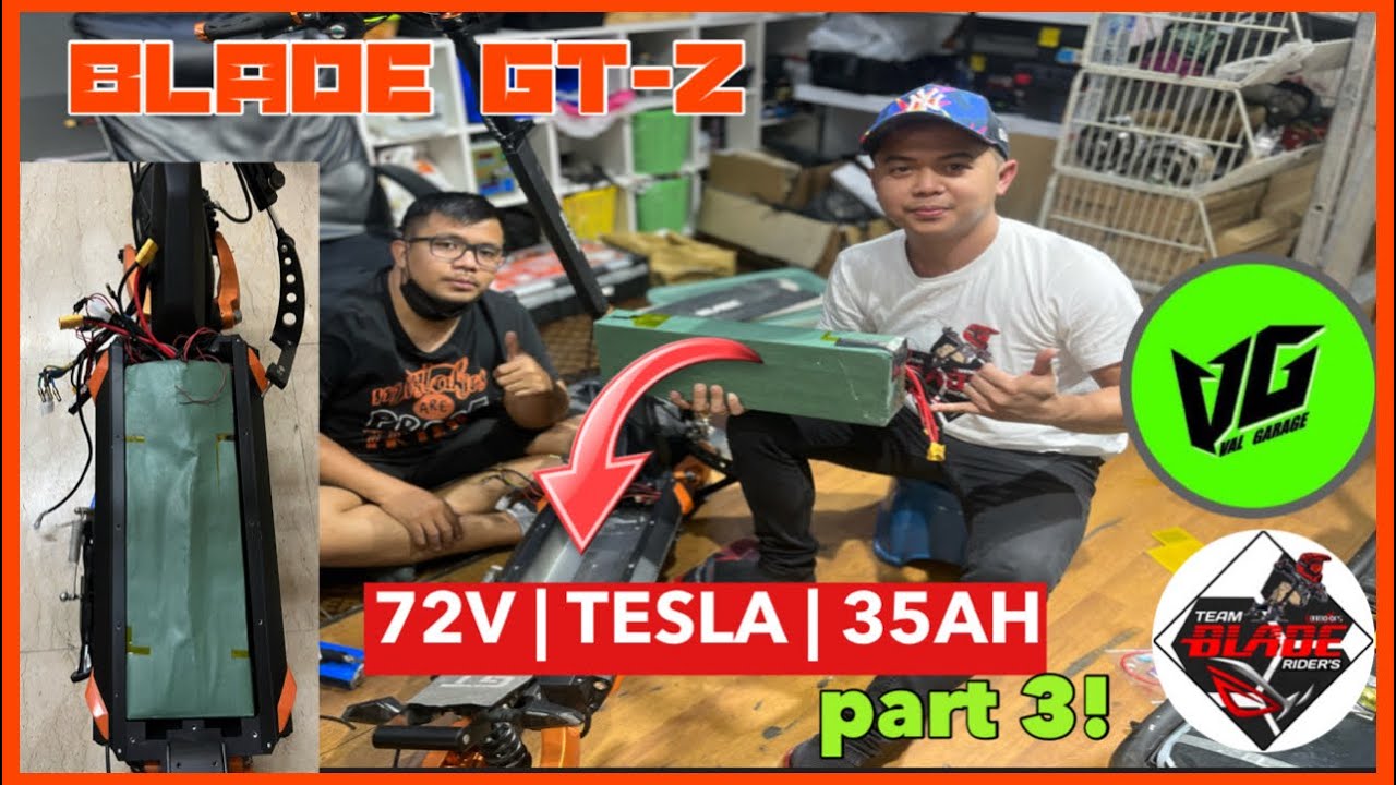Blade GT - Z | 72V | Tesla Batt | 35AH | 55A Controller | James Angelo TV | Vlog 110