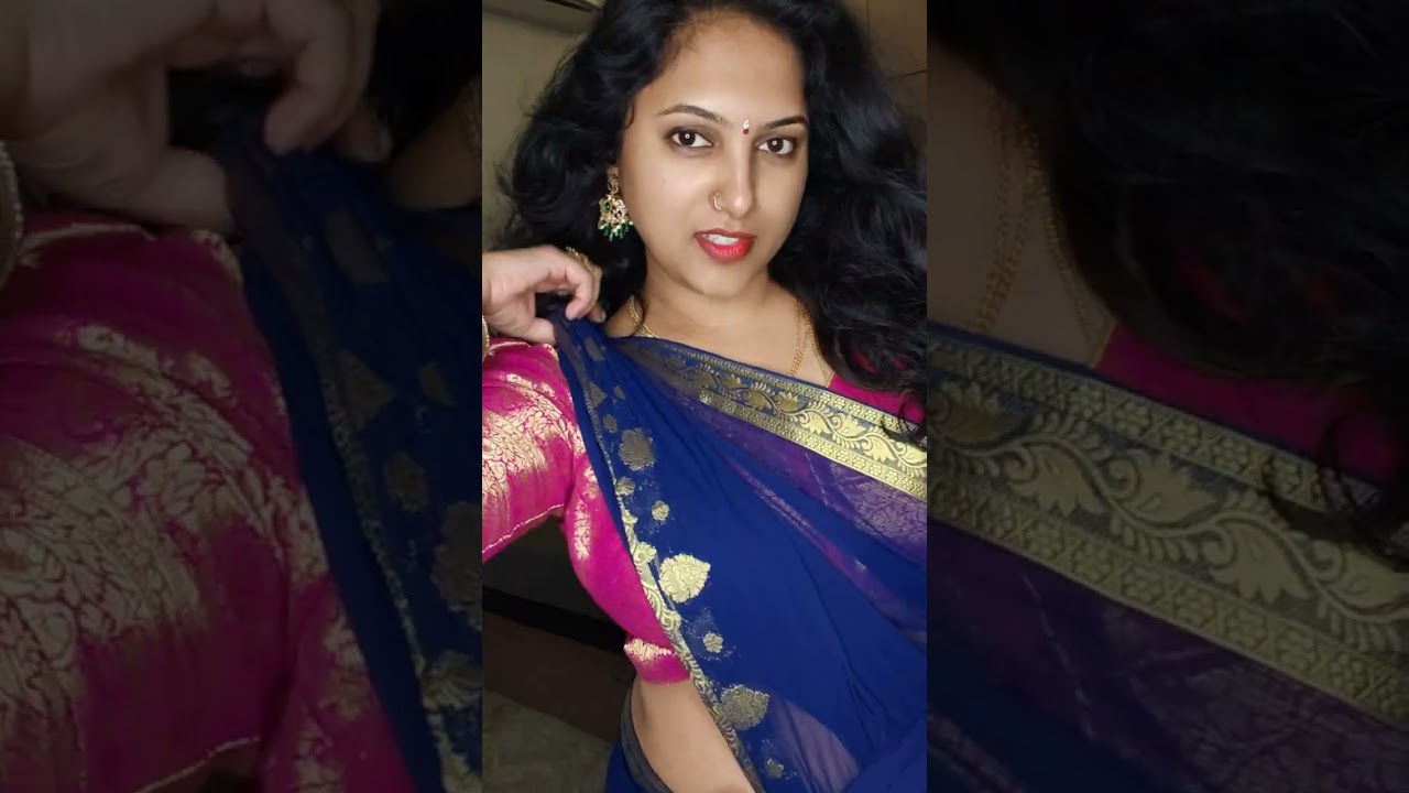 Pinkyvlogs  ready with me 💗 Jimmy Choo saree 💗 light blue saree 💗 Trending 💕 Saree Fashion style