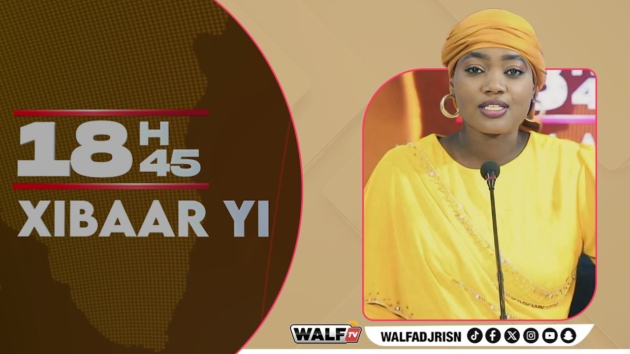 Xibaar Yii 18h45 du Mercredi 18 Mars 2026 Avec Ndéye Coumba Diop Sur Walf Tv
