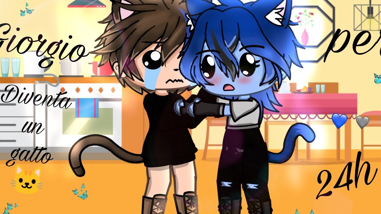 Giorgio diventa un gatto per 24h thebadnauts 🖤💙 {con stregattino 🤲🏼}