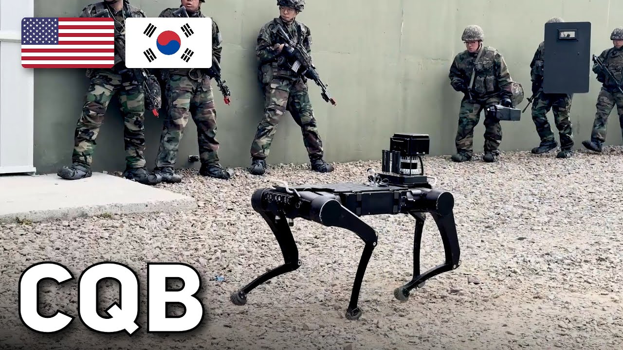 U.S.-ROK Army Conduct CQB Training with Robots | Freedom Shield 25