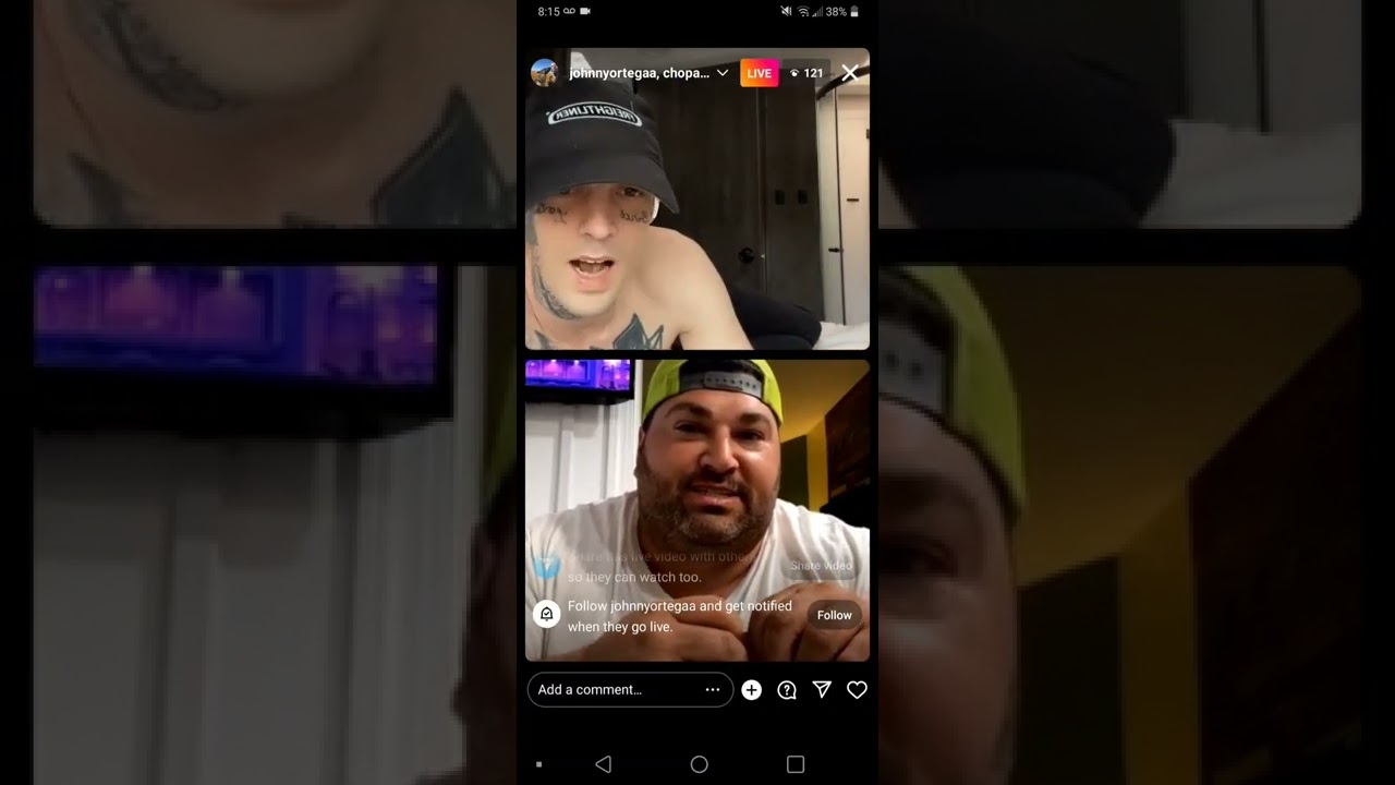 Choppafella the legend talking to Aaron Carter about how blessed his life is now 🙌 MUST WATCH