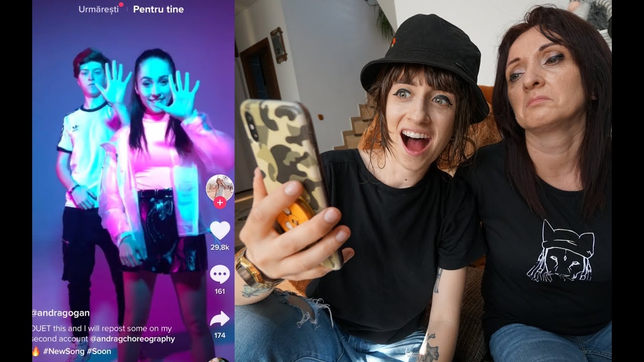 REACTIONEZ LA TIK TOK-URI ROMANESTI CU MAMA