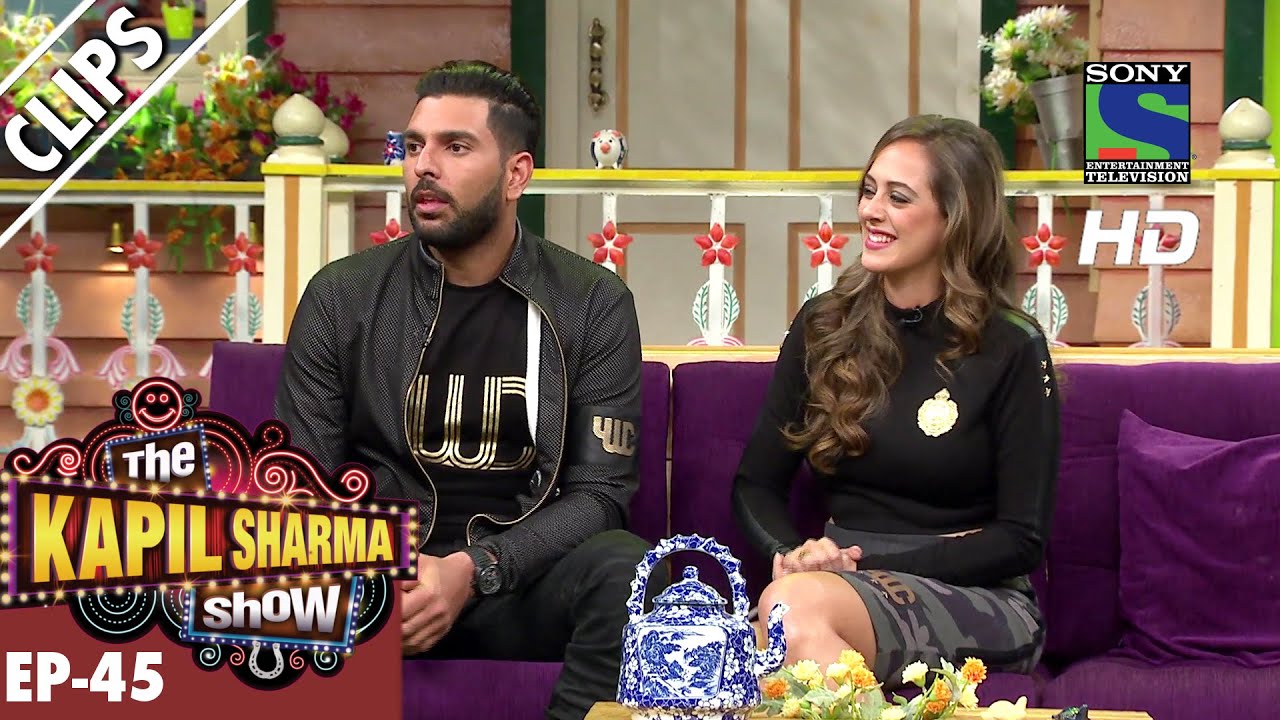 Yuvraj Singh and his fiance Hazel Keech - The Kapil Sharma Show - Ep.45 -24th September 2016