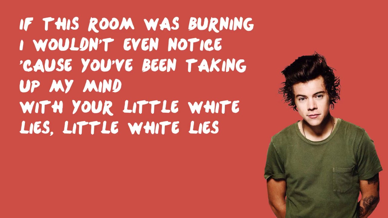Little White Lies - One Direction (Lyrics)