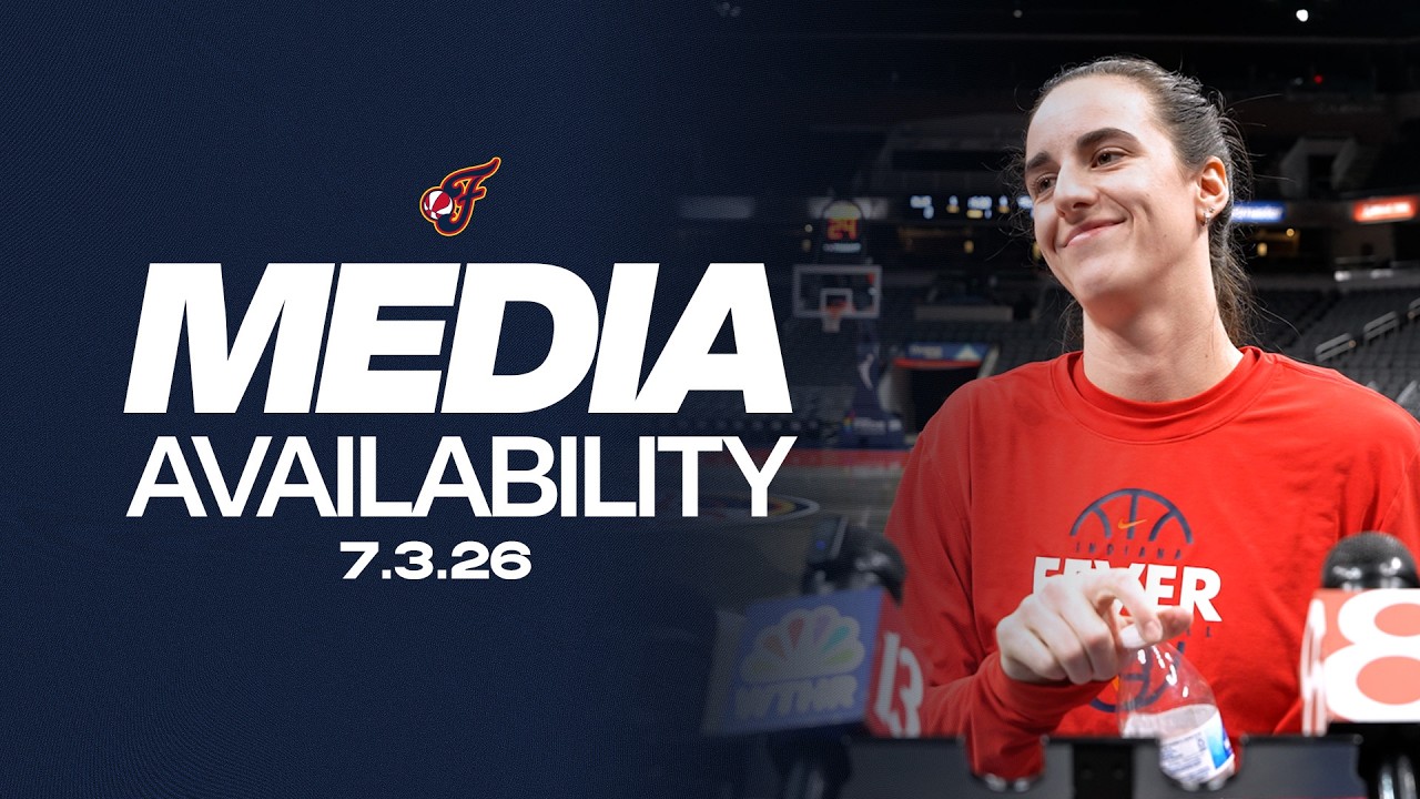 Caitlin Clark, Coach Stephanie White & Sophie Cunningham Practice Media Availability | July 3, 2026