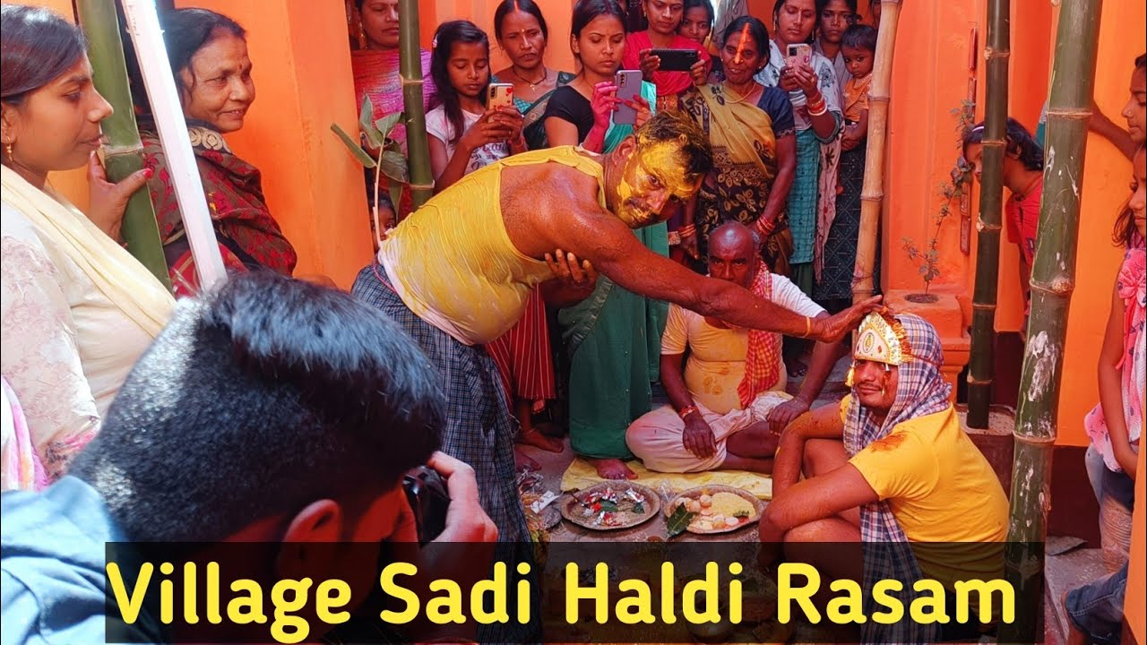 Bihar Village Sadi Haldi Rasam special vlogs ! Gaon ka sadi ! Daily volgs ! vlogs video ! #vlogs
