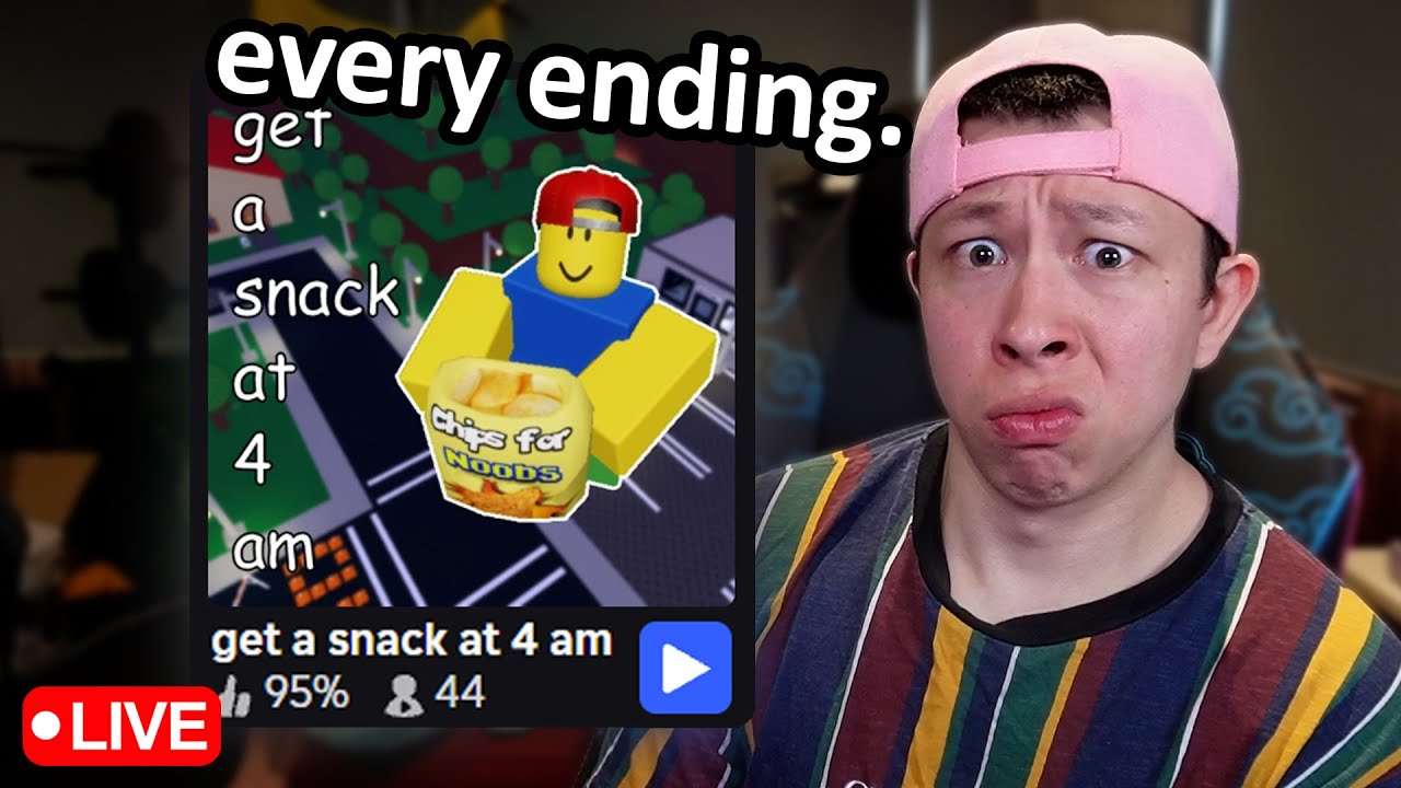 GET A SNACK AT 4 AM (ALL ENDINGS)