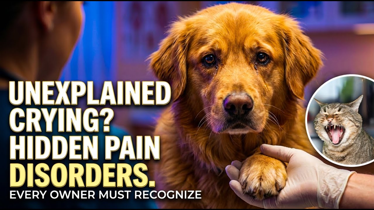 Unexplained Crying in Pets: Hidden Pain Disorders Every Owner Must Recognize