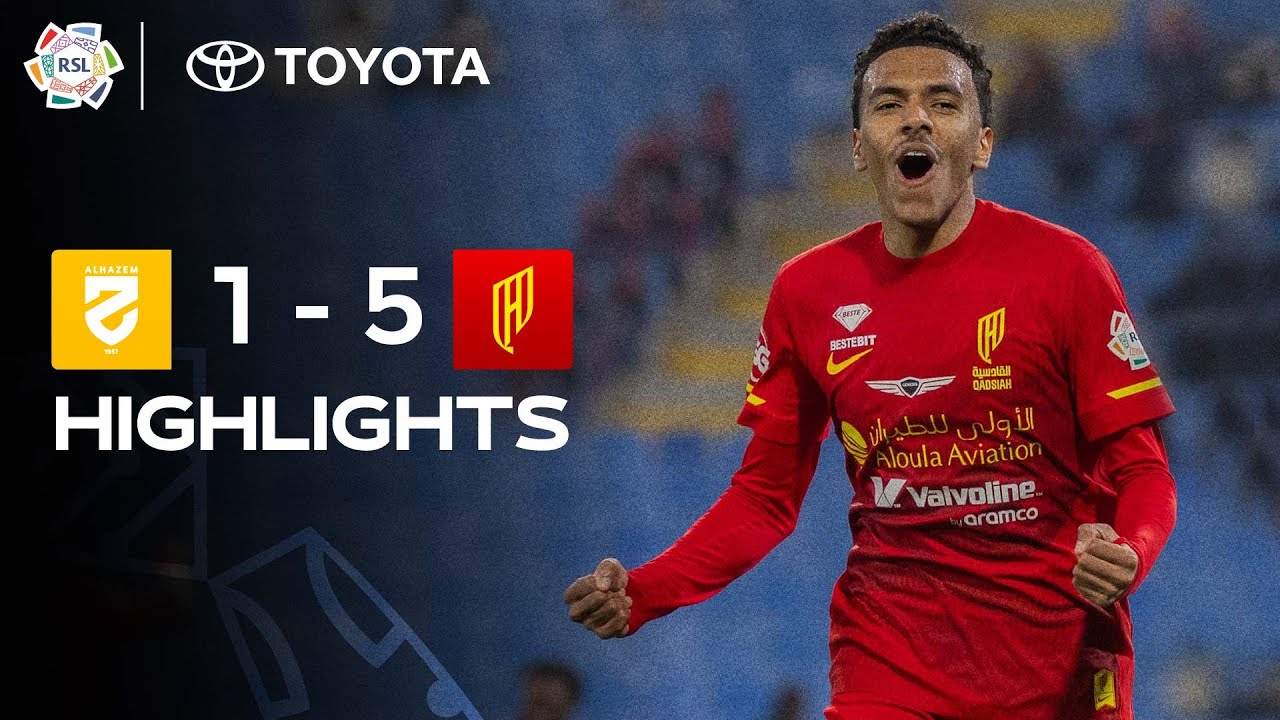 Five-star finish! 🔥 Al Qadsiah run riot against Al Hazem ⏱️ | Powered by Toyota