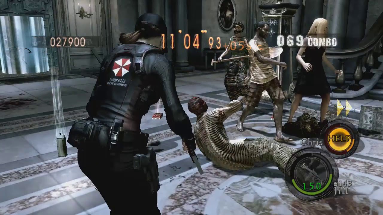 Spencer Mansion DUO 1072k Jill & HUNK | Resident Evil 5 Mercenaries PC
