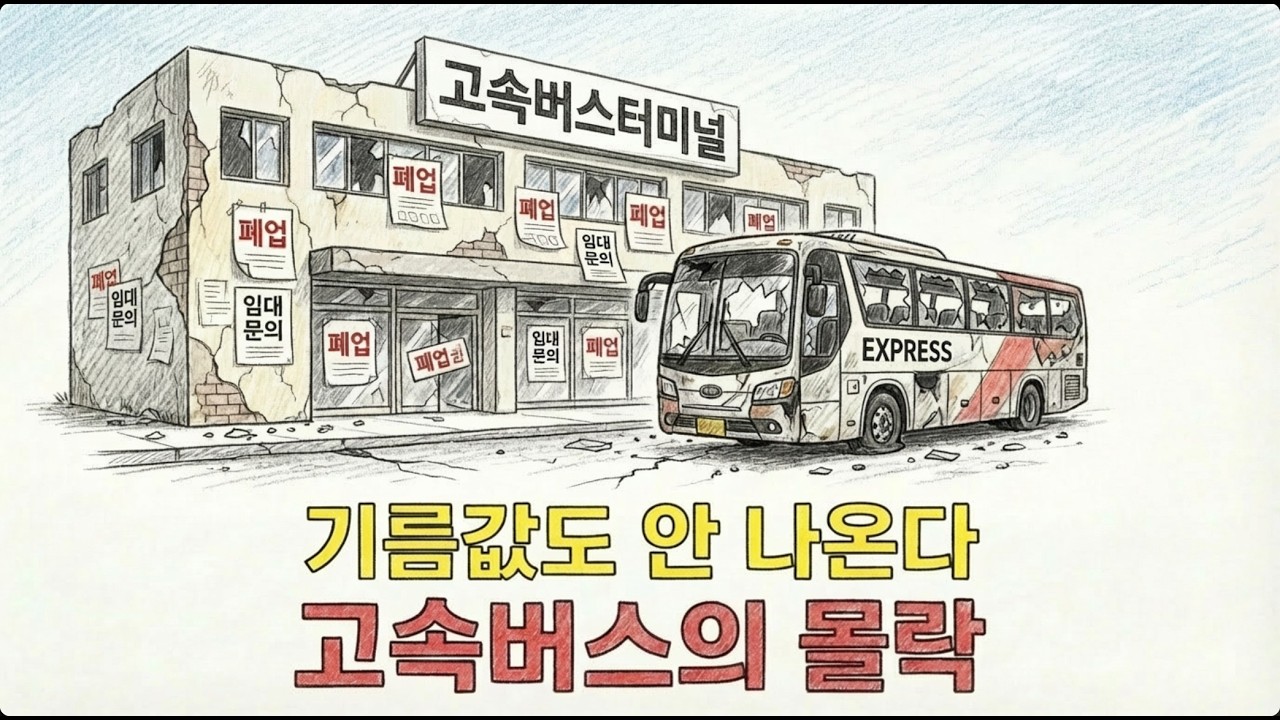 철도에 밀려 이젠 기름값도 안 나오는 고속버스 근황