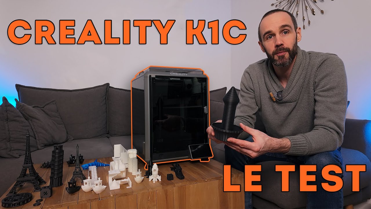 Test Creality K1C, avec une tête d'impression EFFICACE !