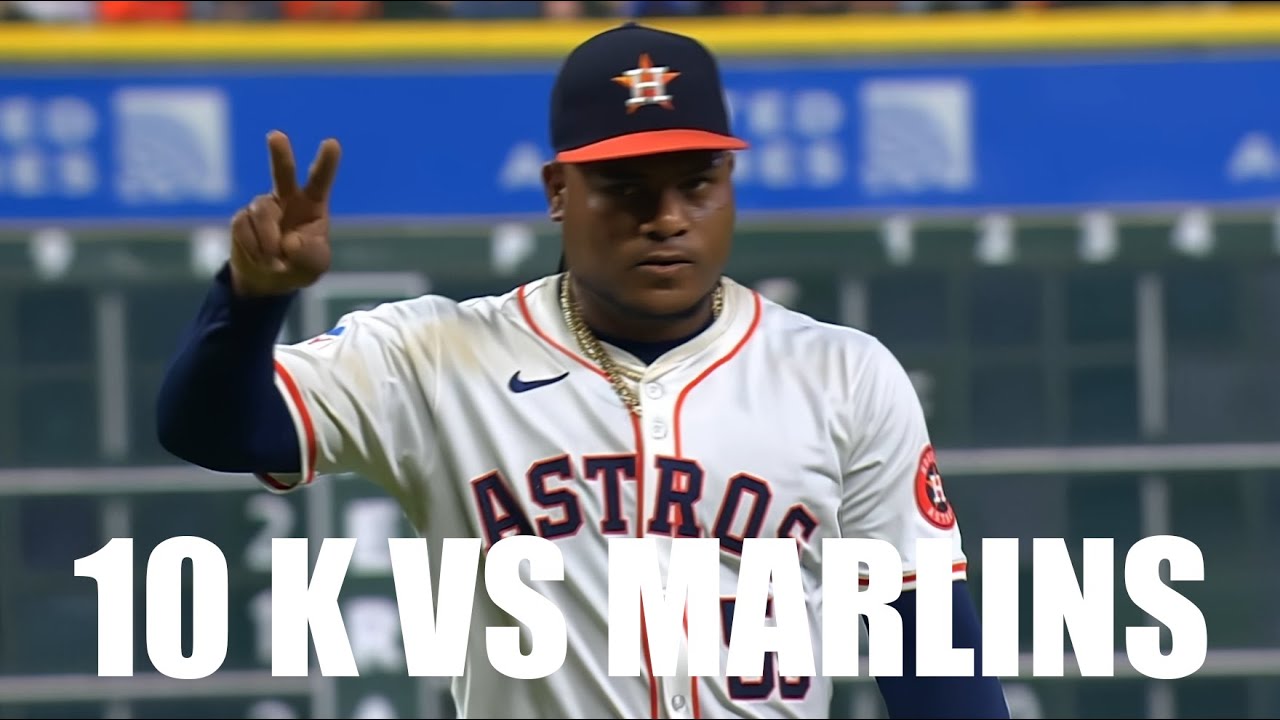 Framber Valdez Strikes Out 10 vs Marlins!!