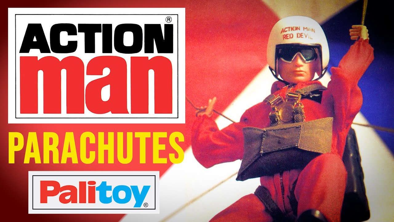 Action Man Parachutes by Palitoy!