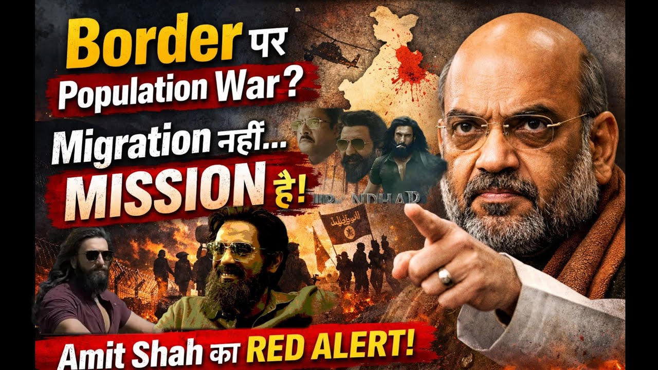 Border पर Population War? Amit Shah का Red Alert | Demographic Change Exposed ! indian border