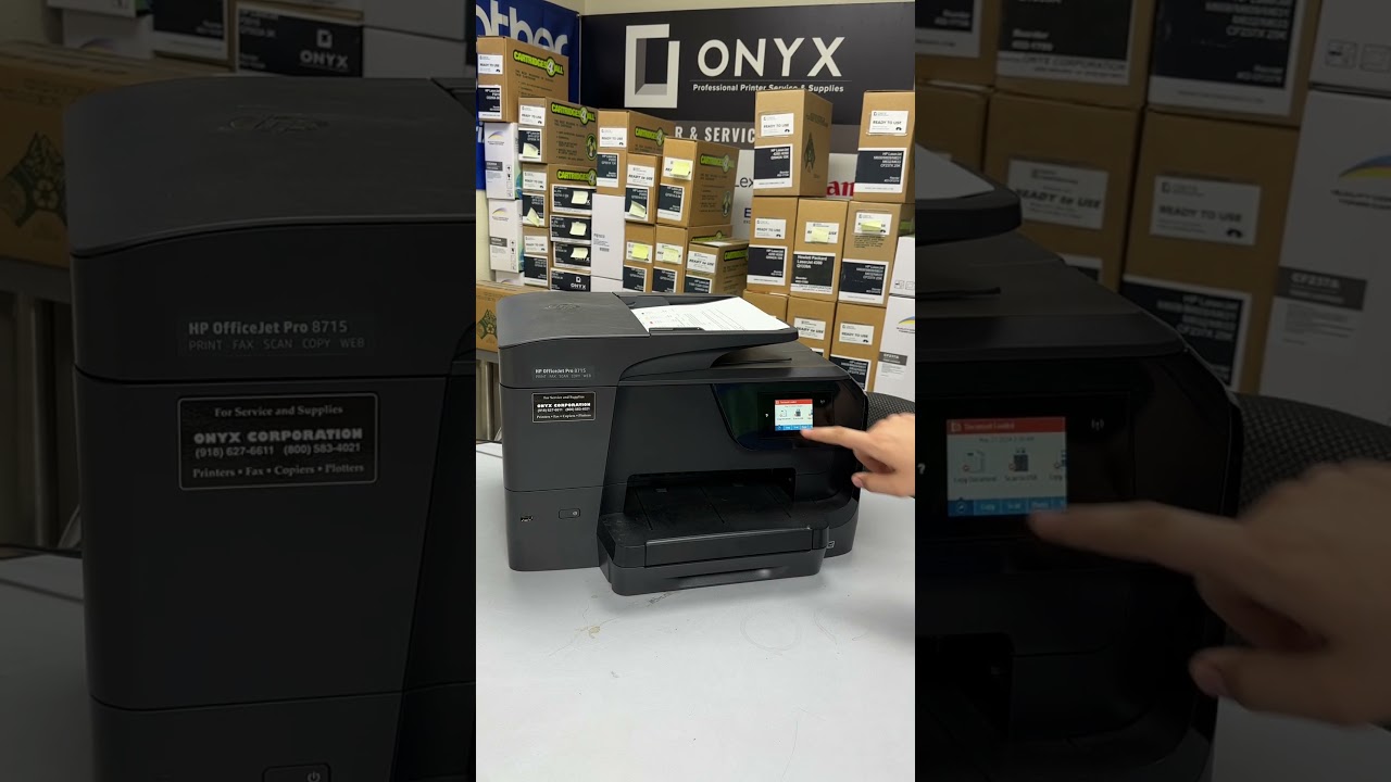 Как сканировать несколько страниц одновременно (АПД) | HP OfficeJet Pro 8715