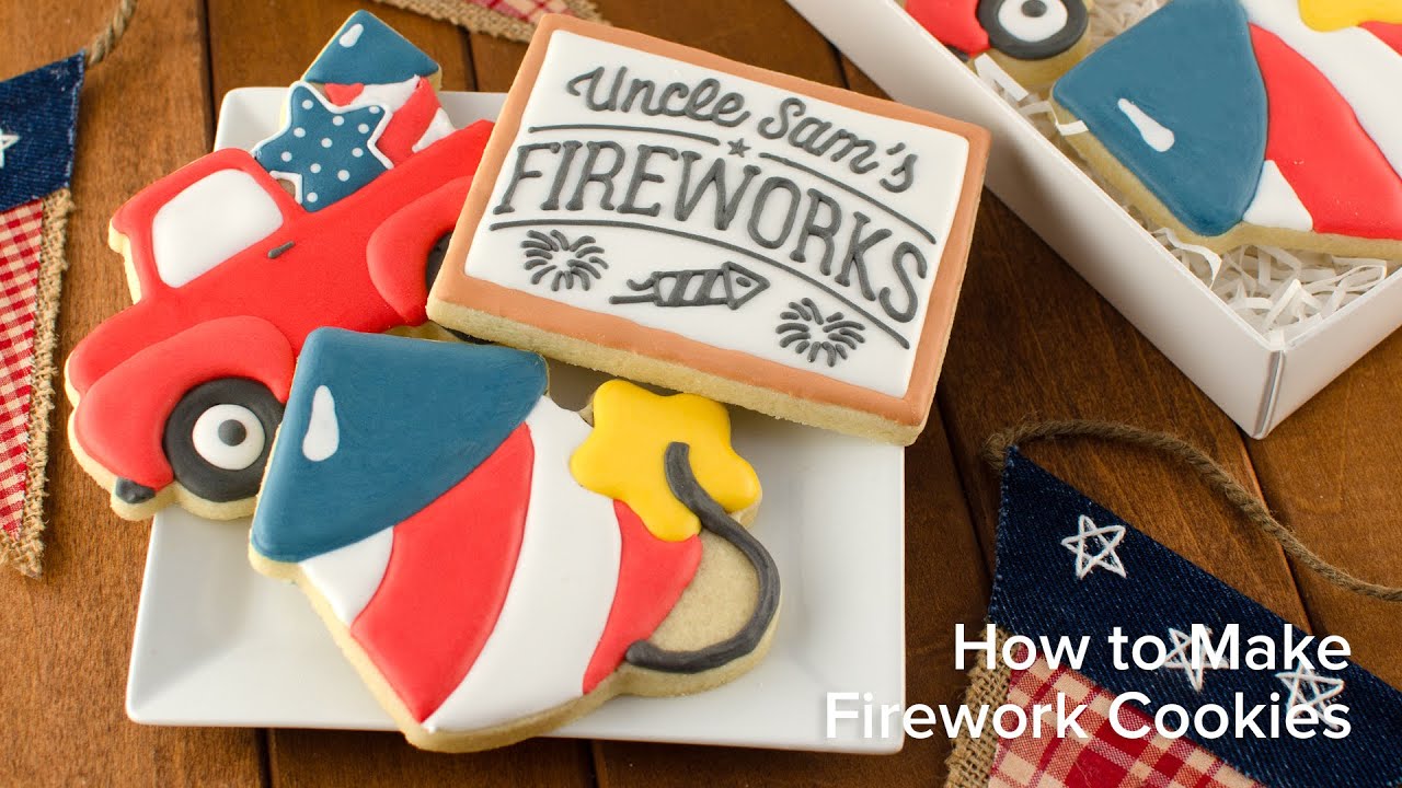 How to Make Firework Cookies