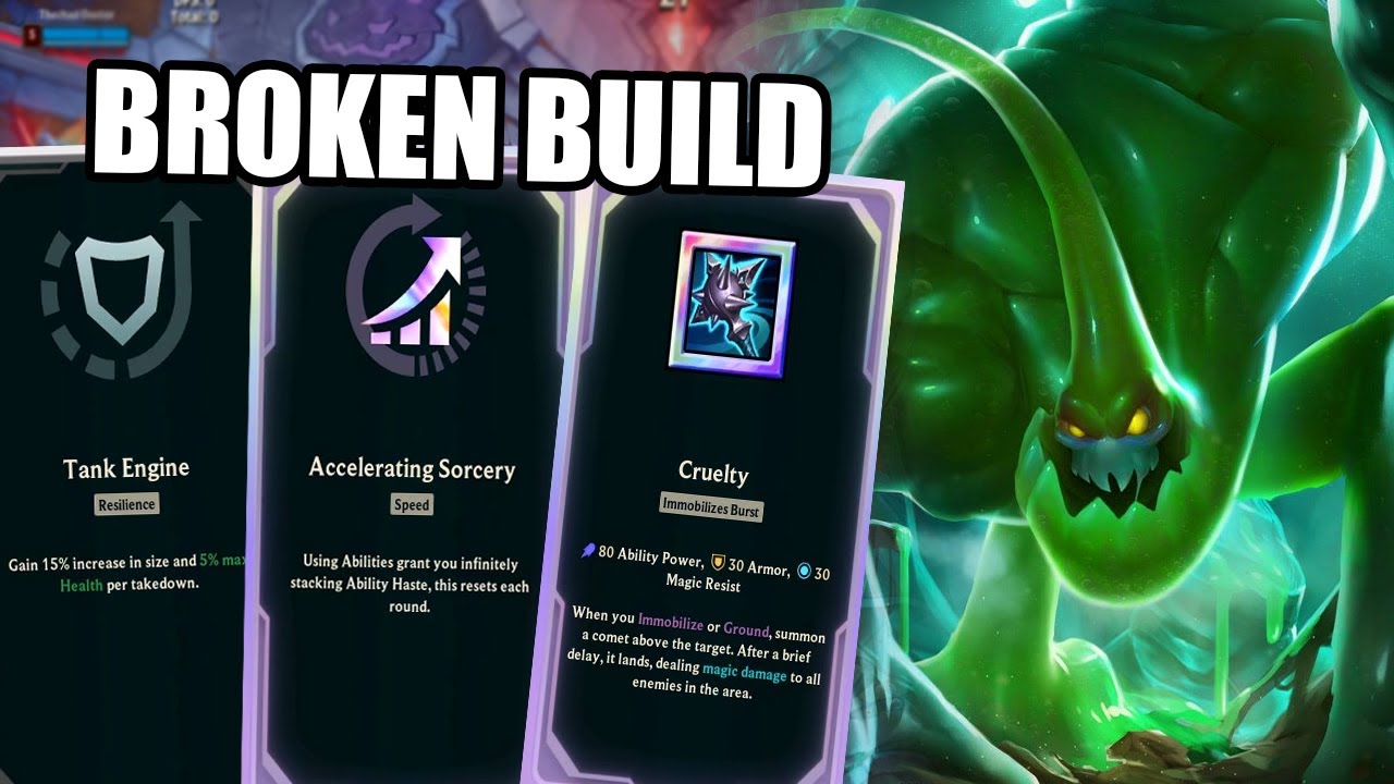 20,000 HP Zac with 500 ability haste is BROKEN!