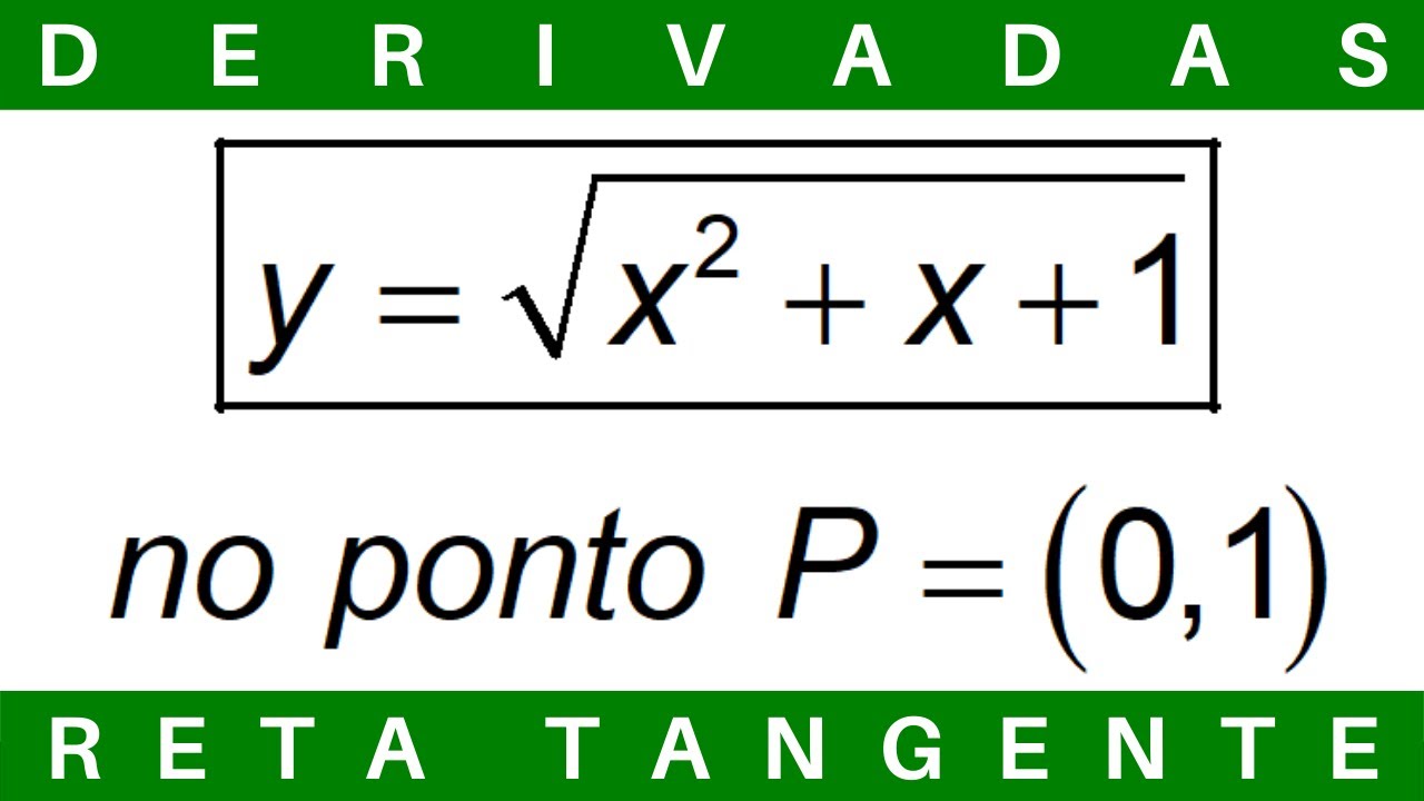 CÁLCULO 🔆 EQUAÇÃO da RETA TANGENTE a CURVA no PONTO DADO #derivadas #exercícios #cálculo1
