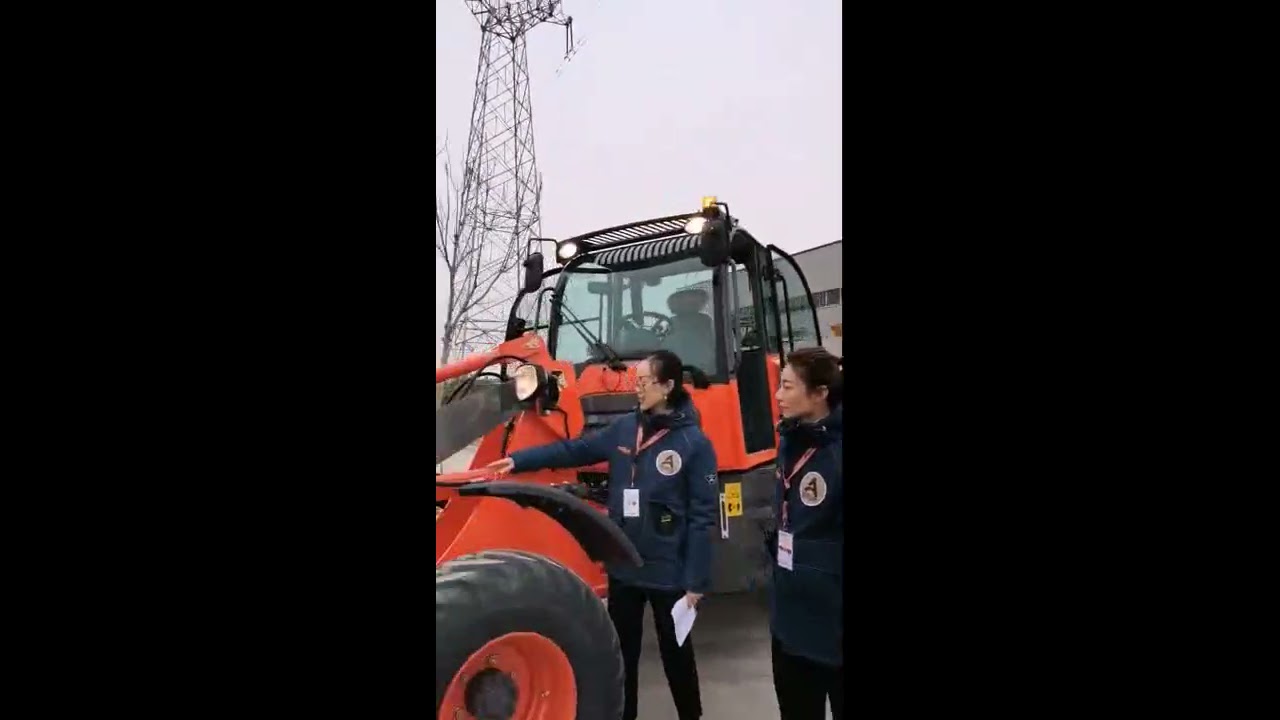 Everun new series 1.2 ton wheel loader live replay - ER412T