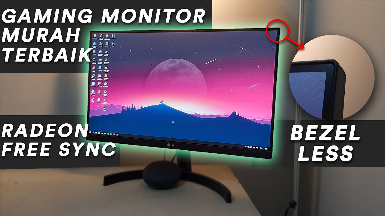 Monitor Gaming Murah Terbaik | Review LG 22MK600 Radeon Free Sync