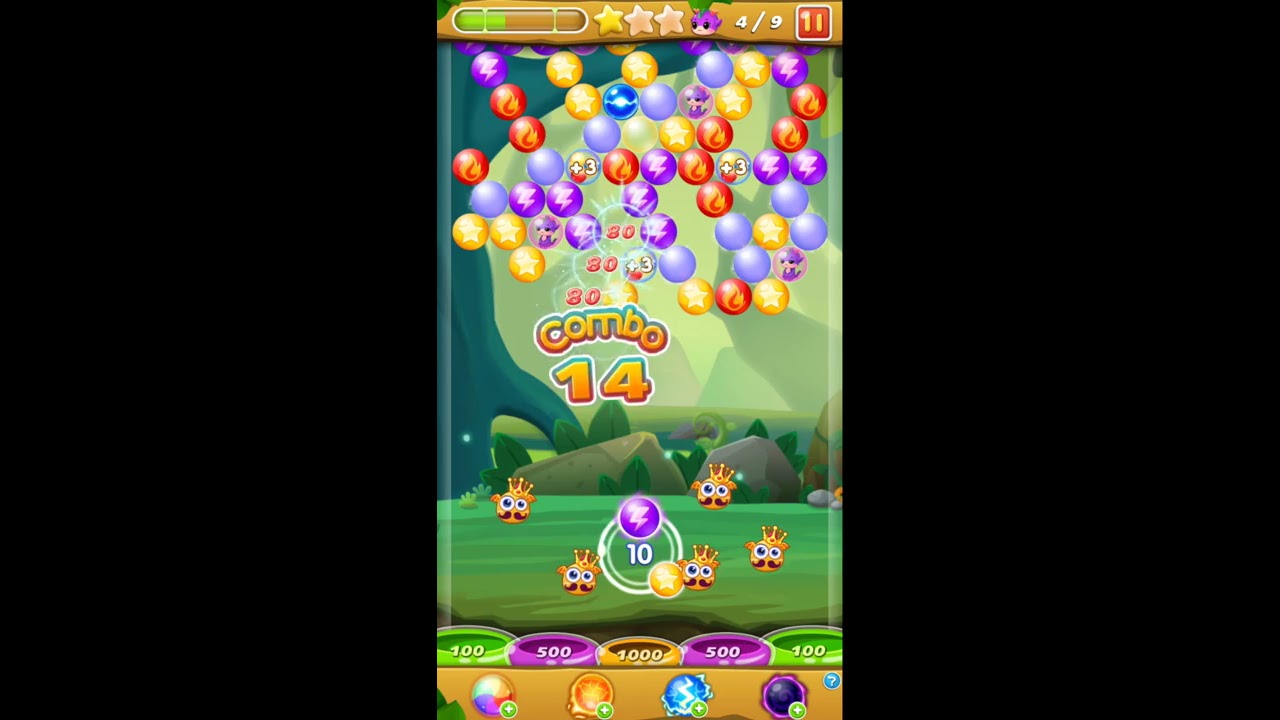 Bubble shooter level 38th