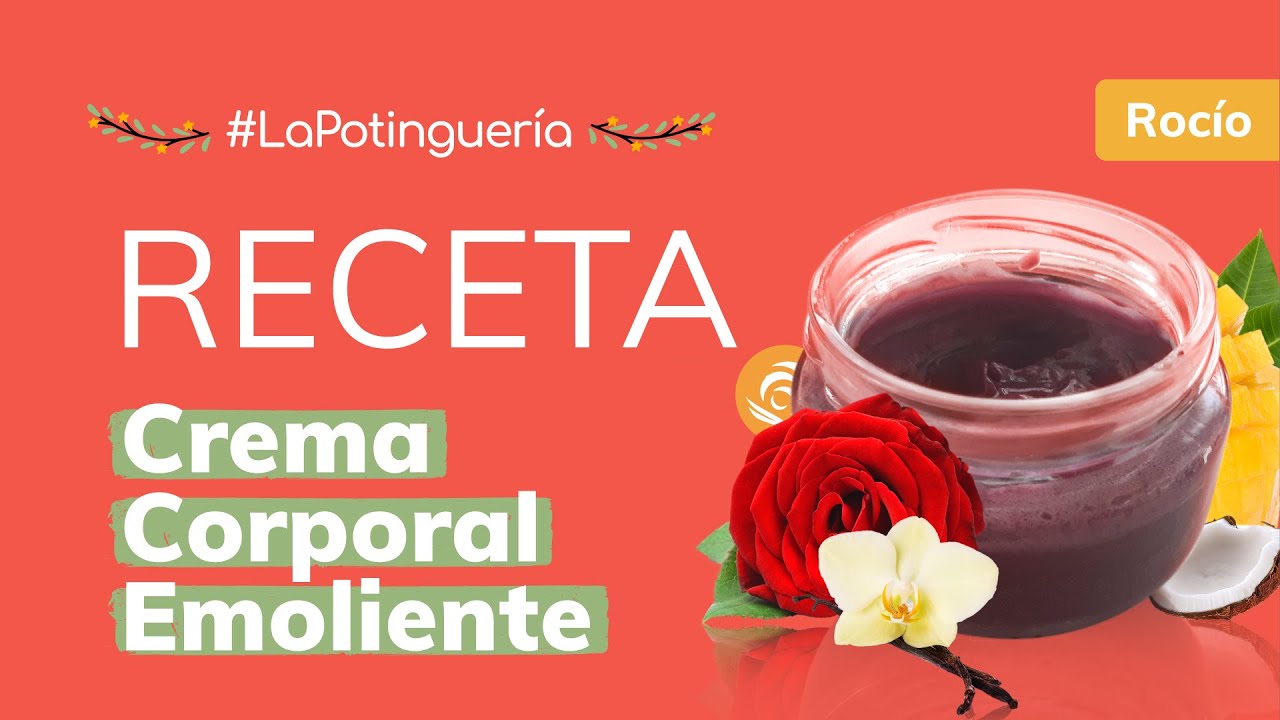 Cómo hacer Crema Casera Corporal Emoliente de Rosas | Cosmética Casera y Natural - Jabonarium #LP