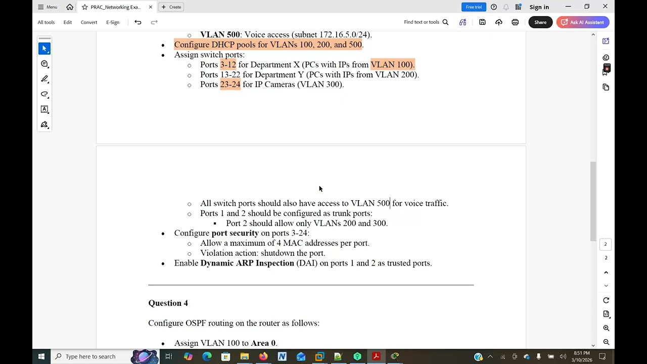 NIT practical part 2