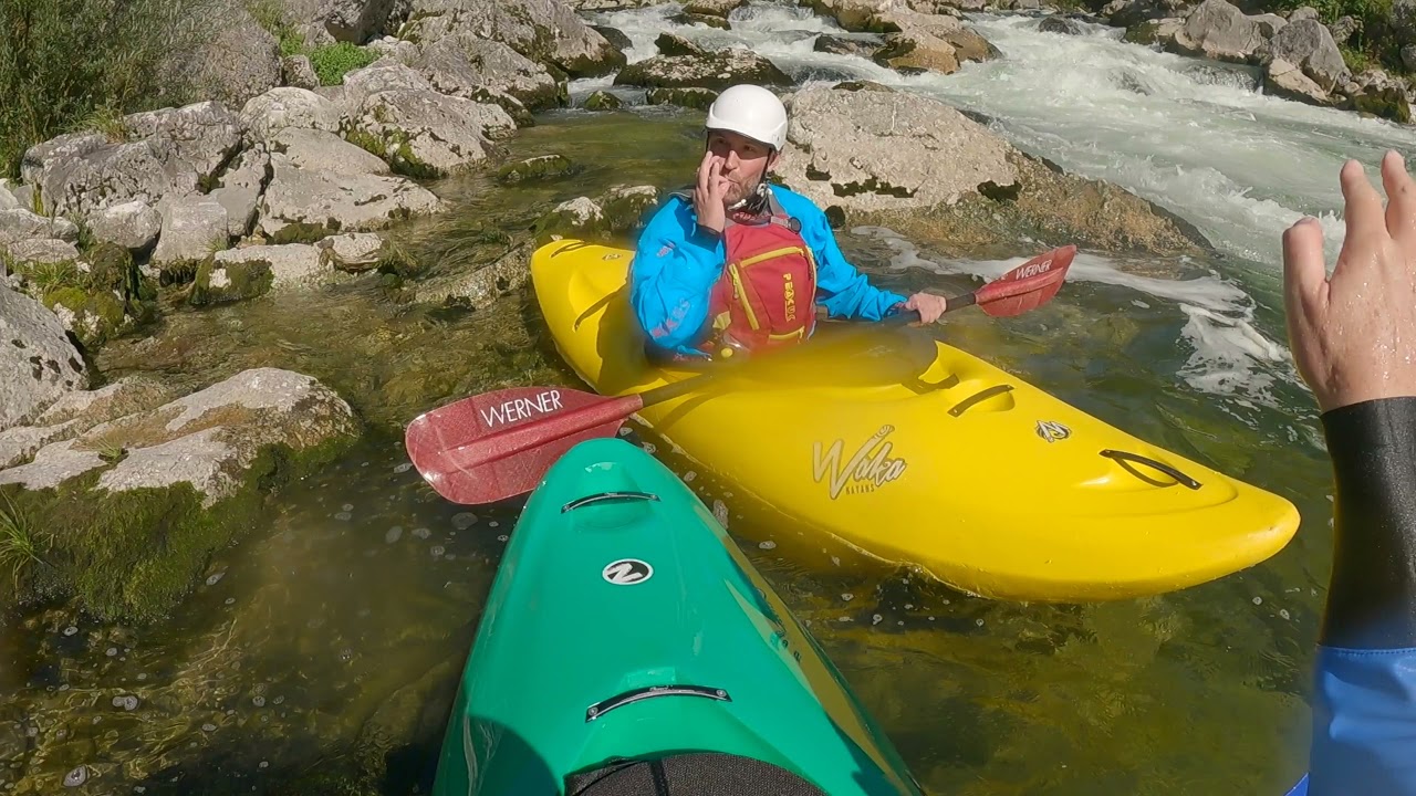 Kayak auf der Koppentraun im August