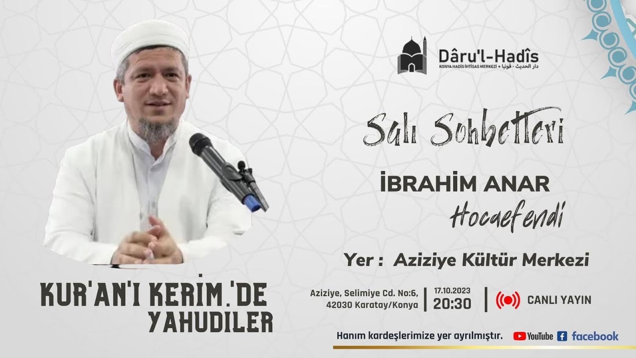 Kur’an-ı Kerim’de Yahudiler | İbrahim Anar Hoca
