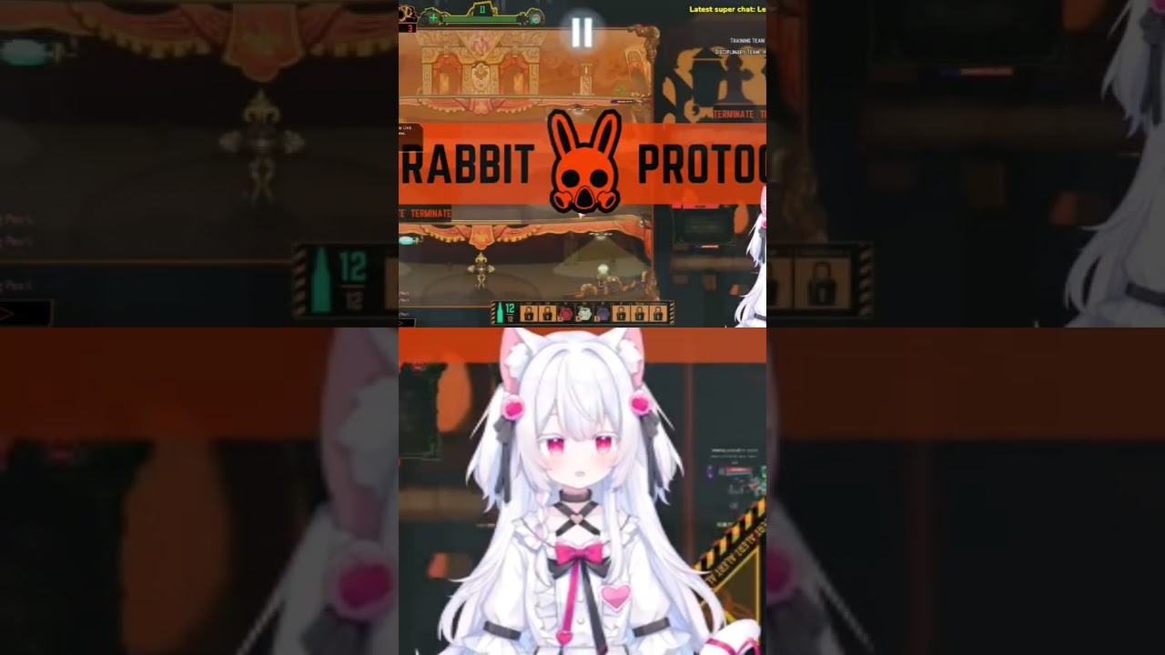 Rabbit Time #vtuber #gaming #vtuberclips #clips #lobotomycorporation #liveletsplay #letsplay
