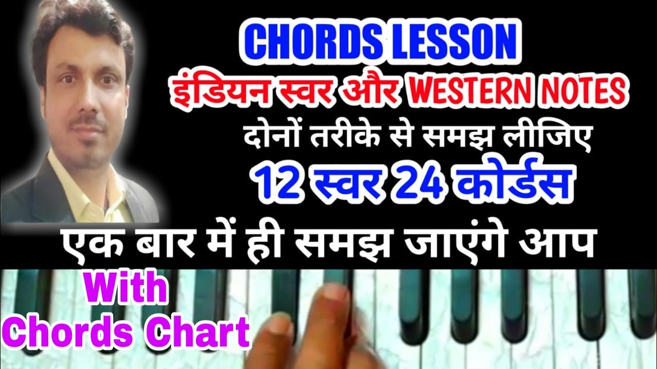 Chords Lesson | 12 Swar 24 Chords | All Major Minor | Tutorial With Notation by Lokendra Chaudhary |
