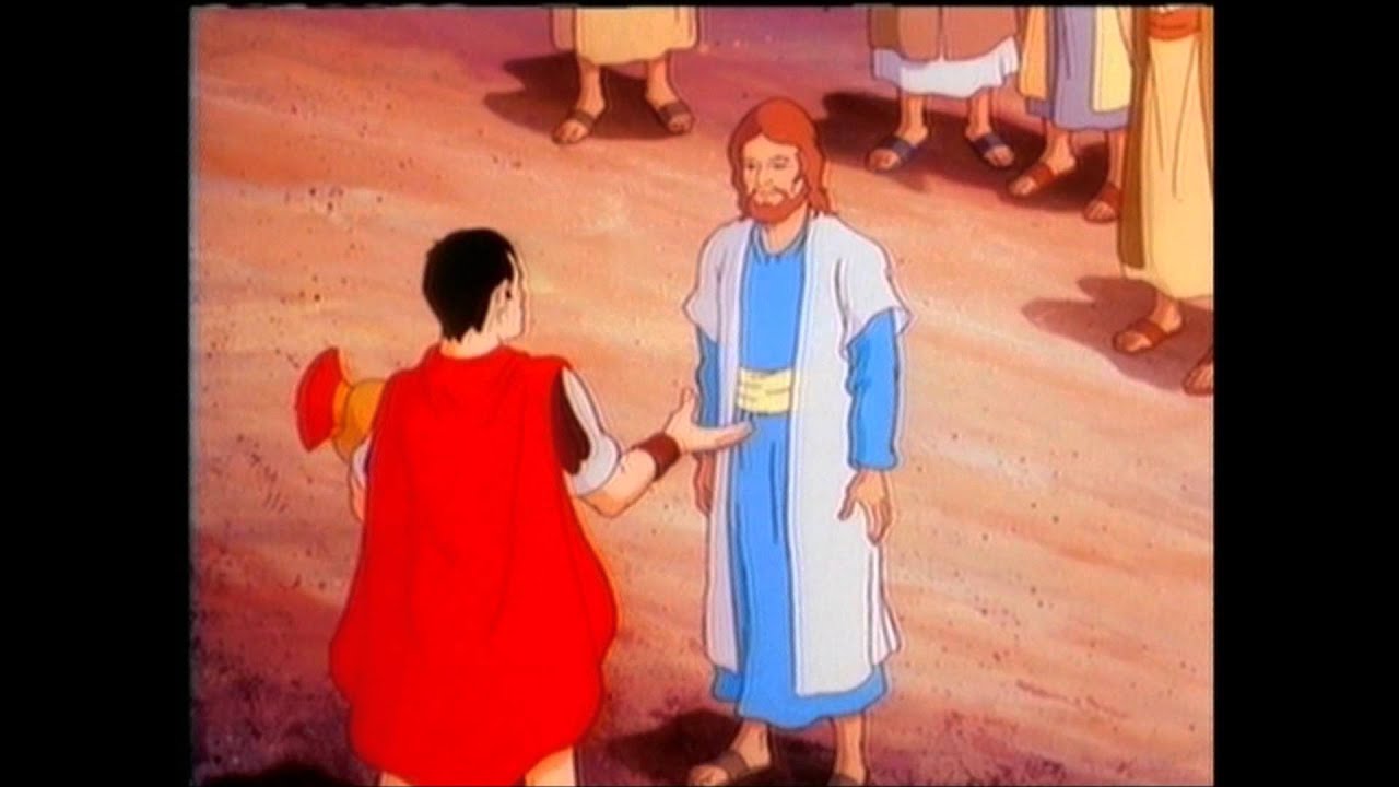 Dessin animé LA BIBLE : la foi du centurion romain