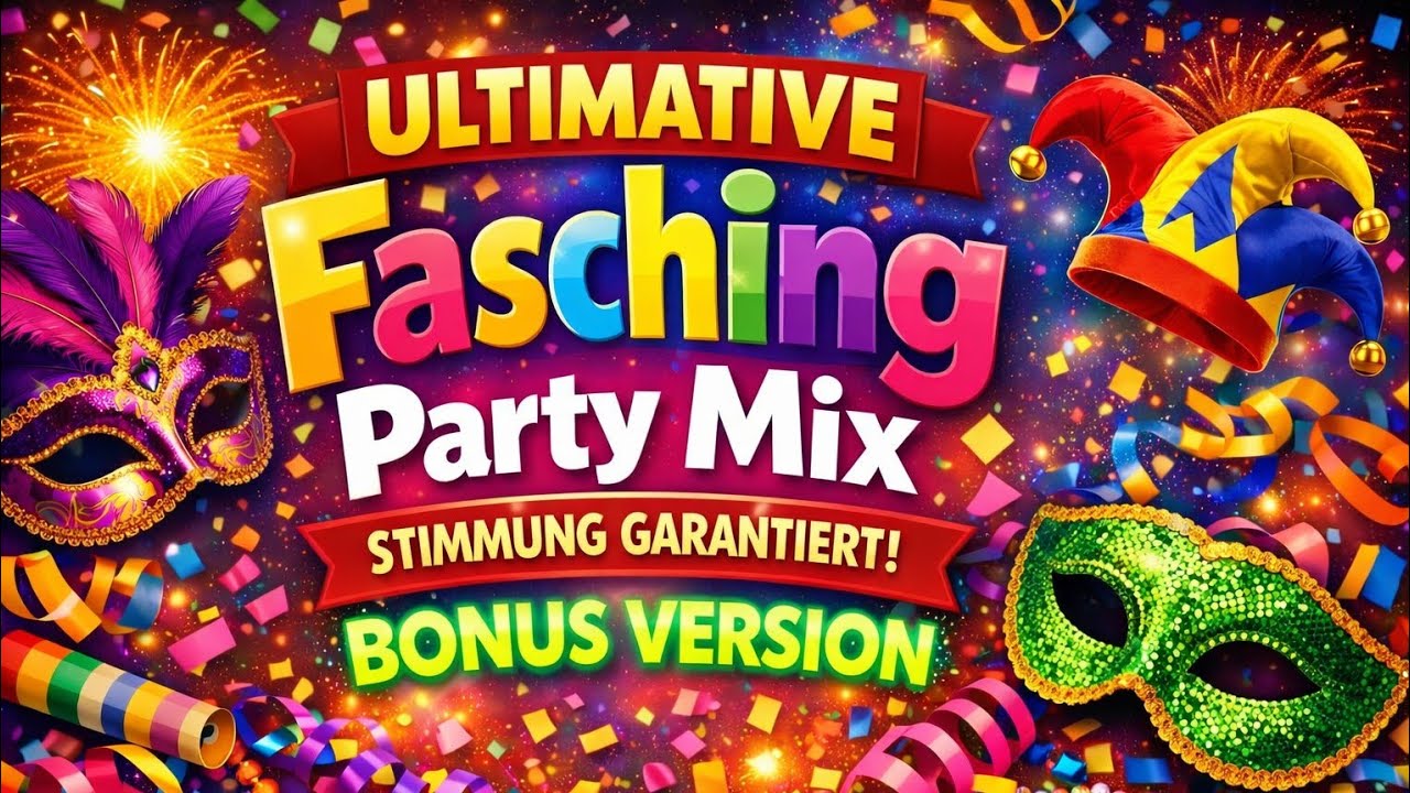 🎉 ULTIMATIVE Fasching Party Mix (Bonus Version) – Stimmung garantiert! 🎉