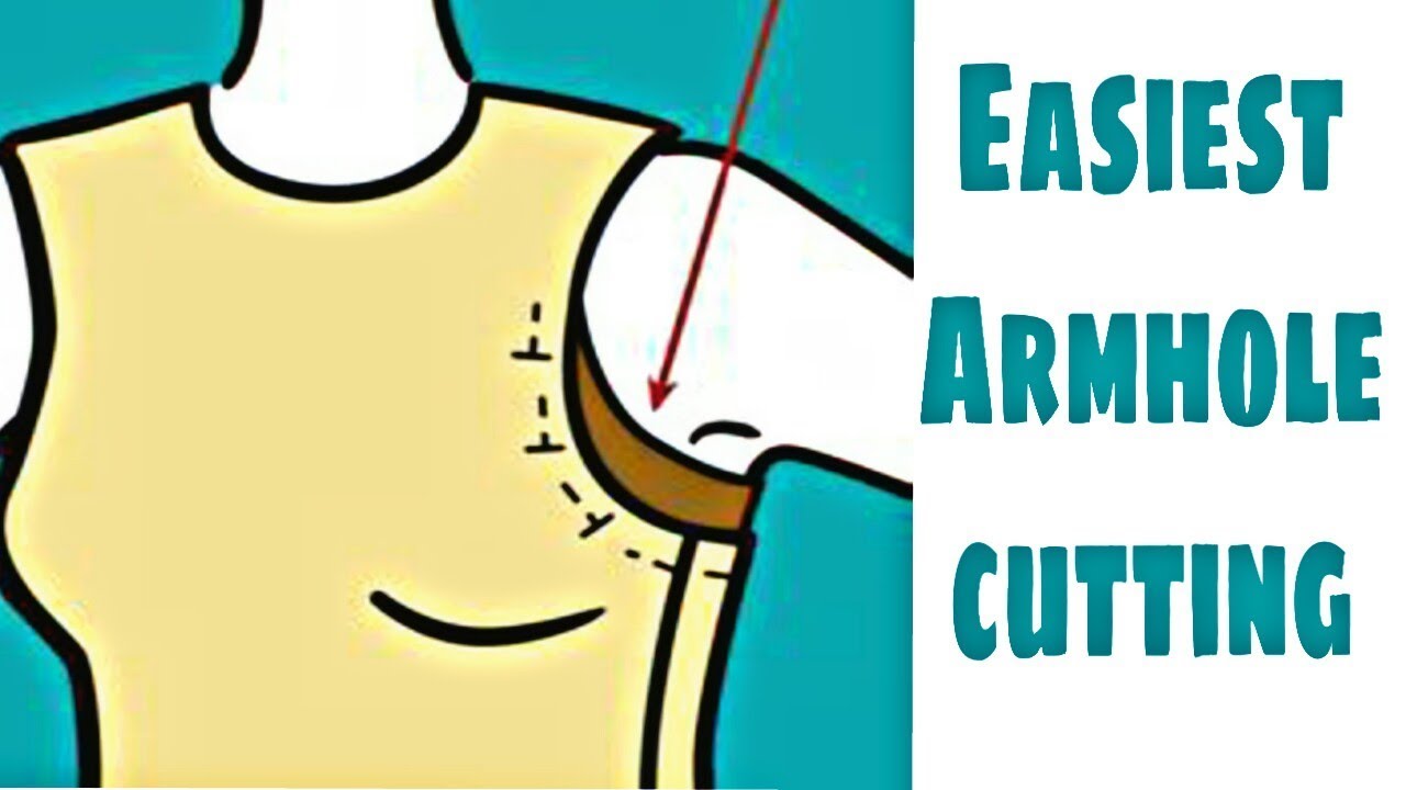 PERFECT ARMHOLE CUTTING FOR EVERY SIZE/Easy armhole cutting