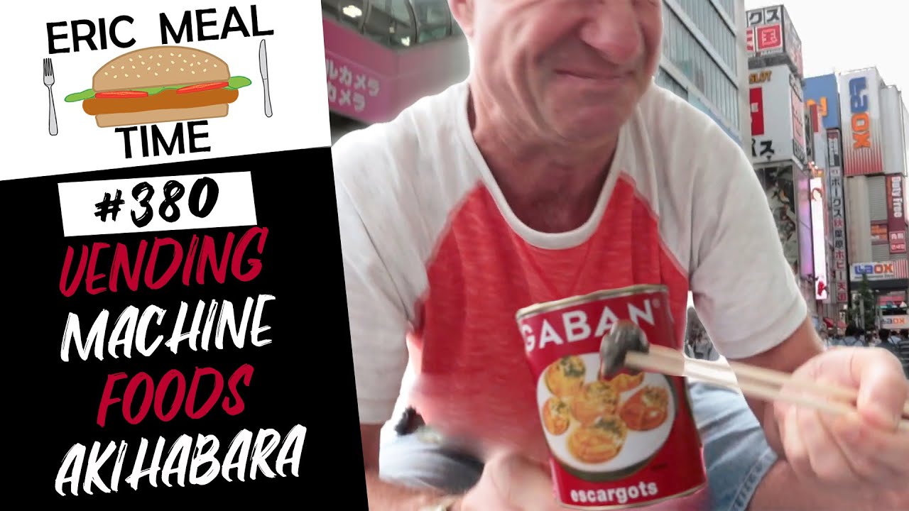 Vending Machine Foods Akihabara, Tokyo - Eric Meal Time #380