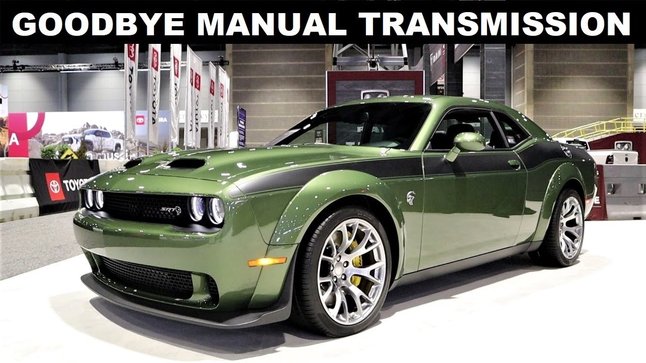 Here's Why Dodge Got Rid Of The Manual Transmission!