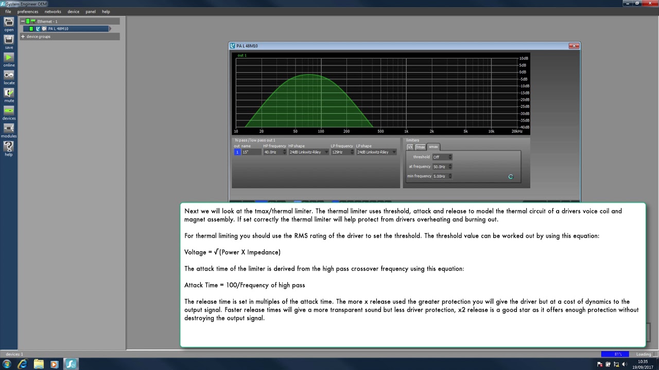 setting limiters
