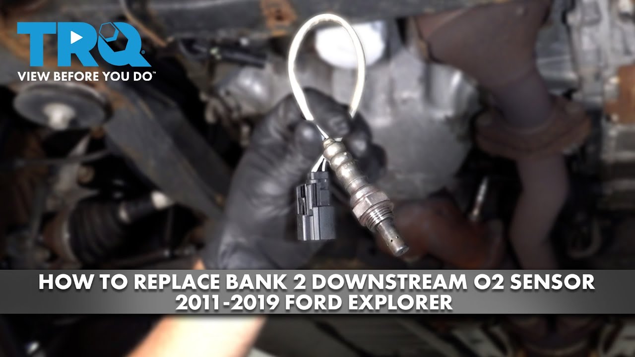 Как заменить датчик кислорода второго ряда (нижний поток) в Ford Explorer 2011-2019