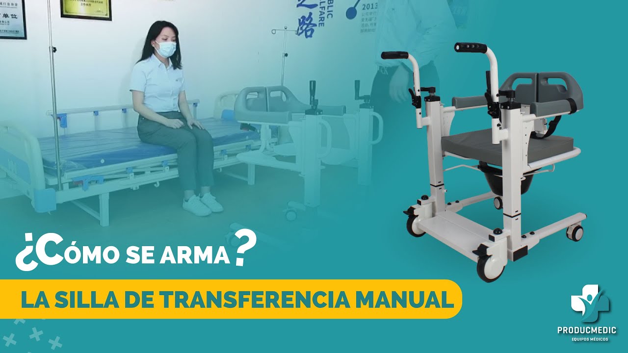 APRENDE A ARMAR TU SILLA DE TRANSFERENCIA MANUAL 😃💙 | PRODUCMEDIC