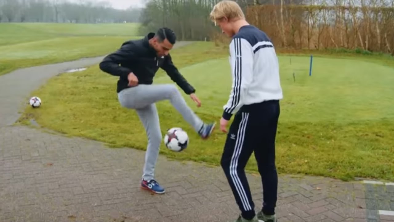 Footgolf challenge met Kasper Dolberg! - TIKI TAKA TOUZANI
