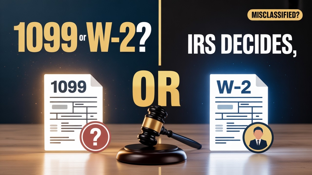 Freelancer vs. Employee: When the IRS Decides for You (Worker Classification)