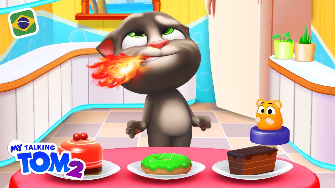 Brincando o dia INTEIRO: Meu Talking Tom 2 (NOVO Vídeo de Jogabilidade)