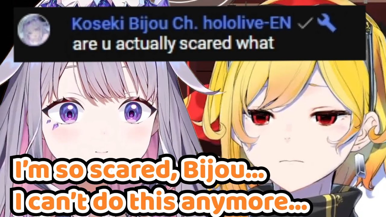 Bijou Caught a Rare Sight of Kaela Being Scared and Getting Jumpscared