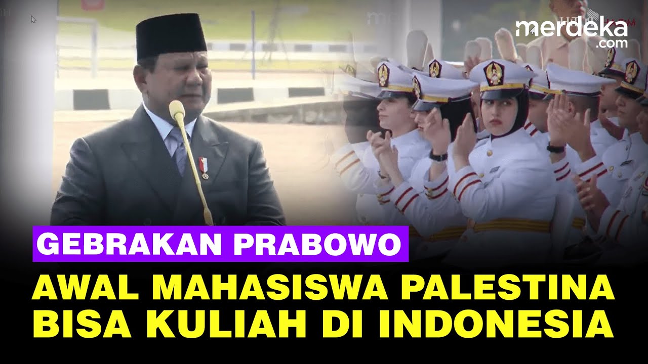 Gebrakan Prabowo saat Menhan, Begini Awal Cerita Mahasiswa Palestina Bisa Kuliah di Indonesia