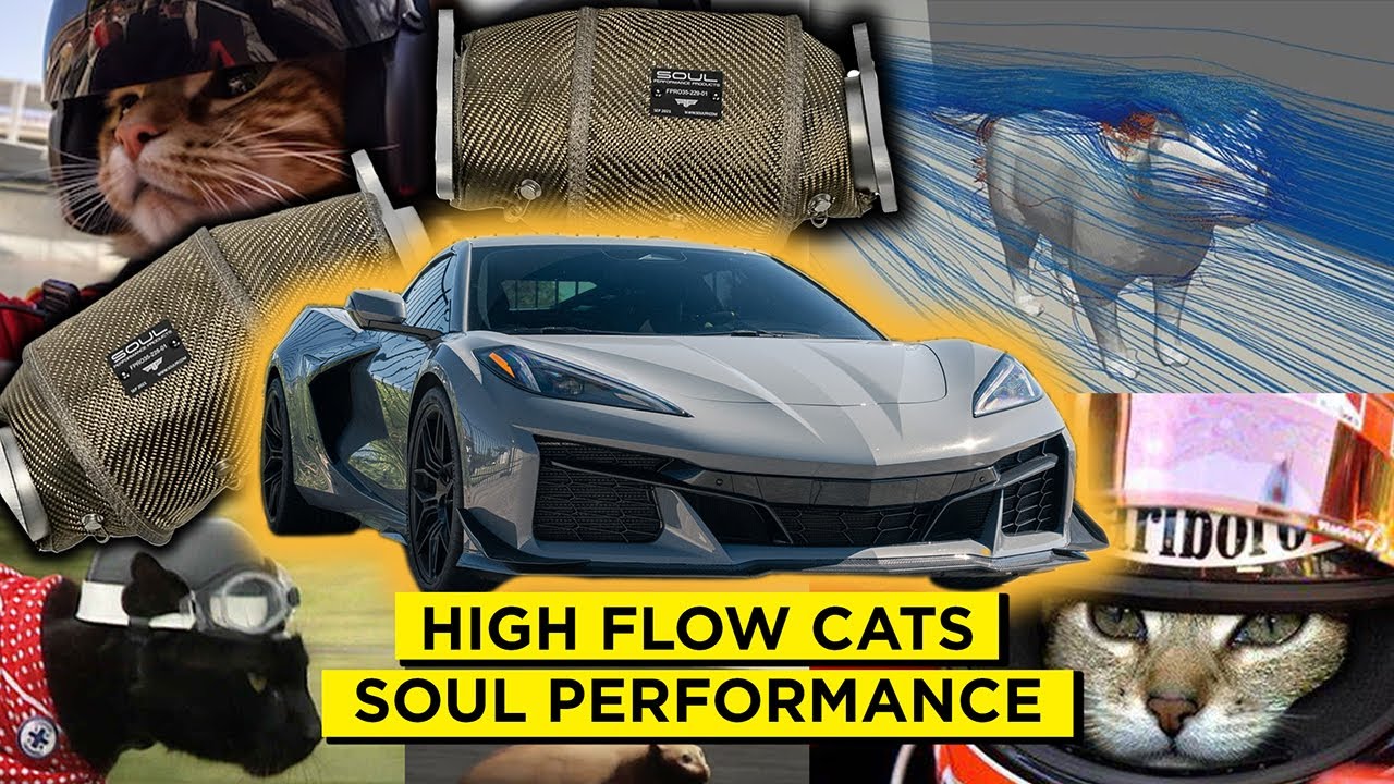 Soul Performance High Flow Cats Install + Sound | C8 Z06
