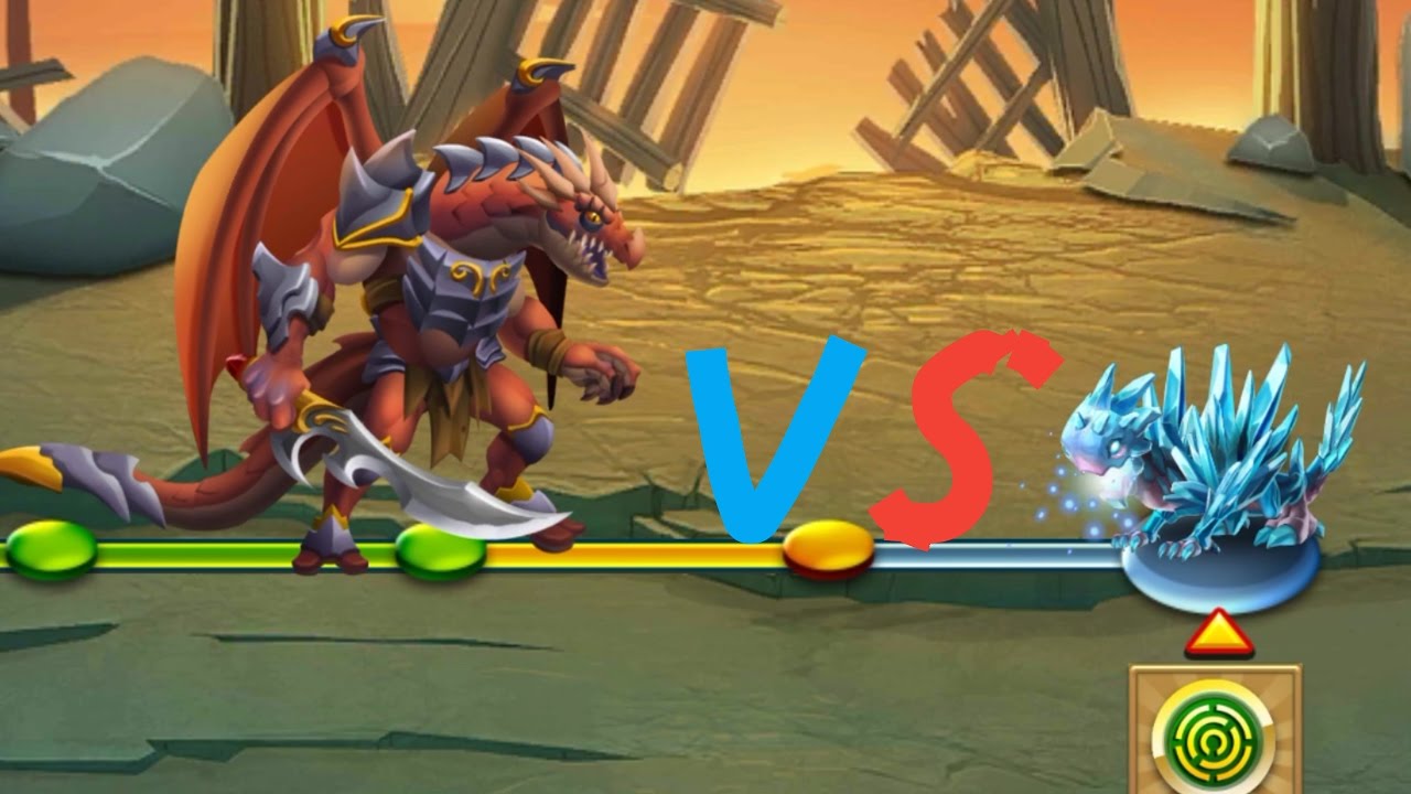 FIRE DRAGON VS ICE DRAGON MONSTER LEGEND