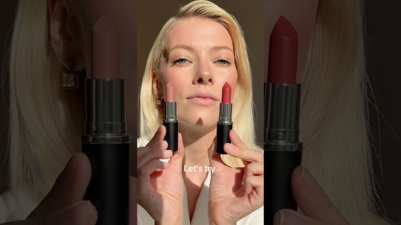 new MAC lipstick shades from my collection!  Reddish or beige color? 👇🏻 
